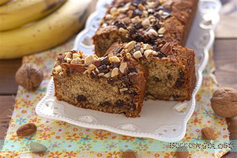 banana bread con banane mature