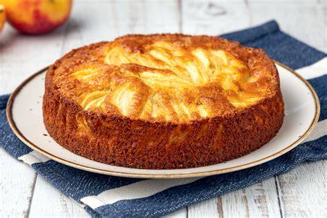 Fetta di torta di mele soffice