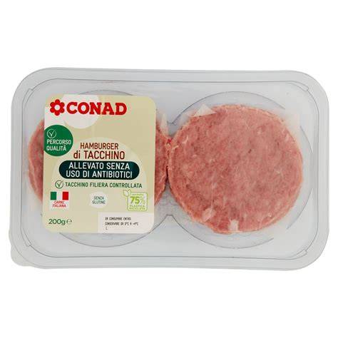 Hamburger di tacchino nella vaporiera
