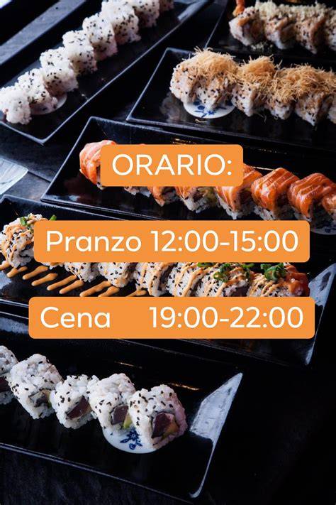 orari sushi pranzo e cena