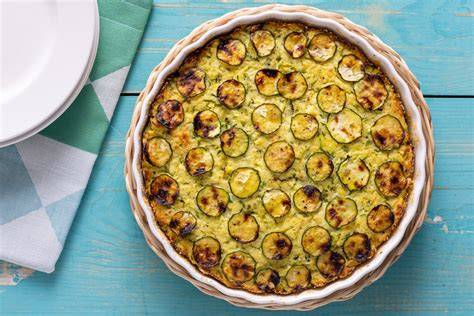 tortino di zucchine e stracchino dorato
