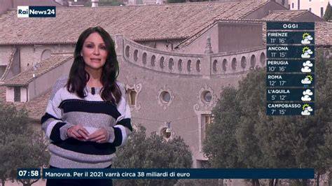 Gemma Favia conduce il meteo televisivo