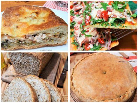 pane pizza e dolci lievitati italiani