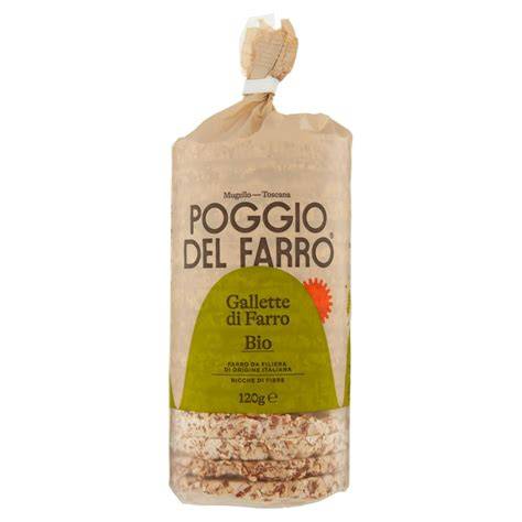 Gallette di farro su tavola