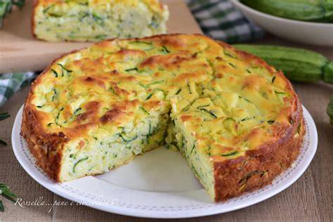 Torta di zucchine al forno