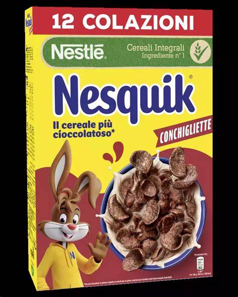 Cereali Nesquik per colazione