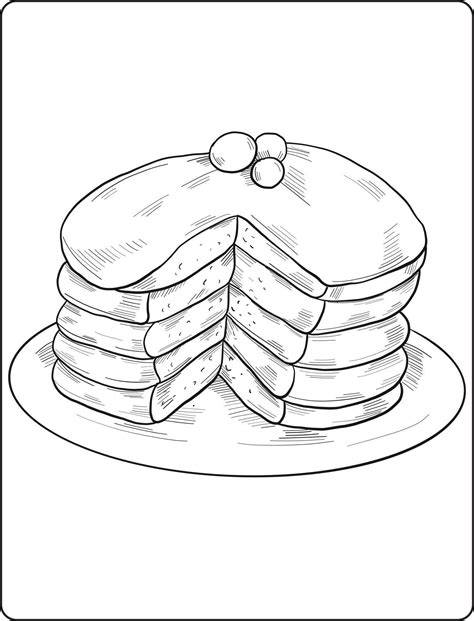 Pancake Day pagina da colorare
