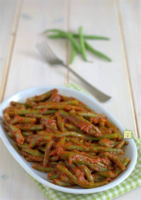 Fagiolini verdi sottili con baccello