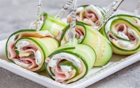 Involtini di zucchine con prosciutto e formaggio