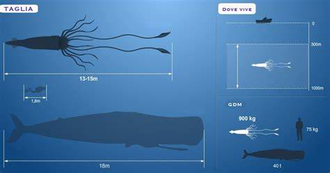 Calamaro gigante nel Mediterraneo