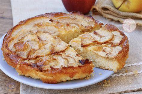 torta di mele ricotta senza lievito