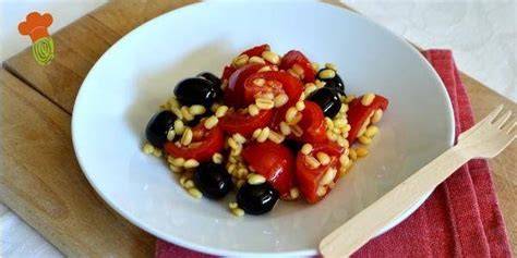 Insalata di orzo freddo allo zafferano