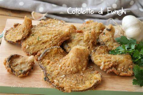 cotolette di funghi pleurotus croccanti