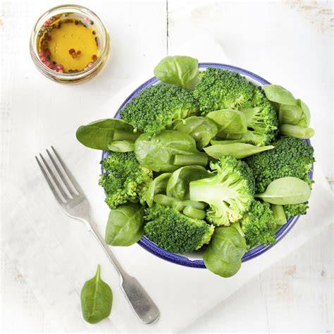 Broccoli crudi preparati per congelamento