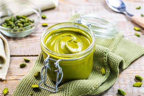 Barattolo di crema di pistacchio