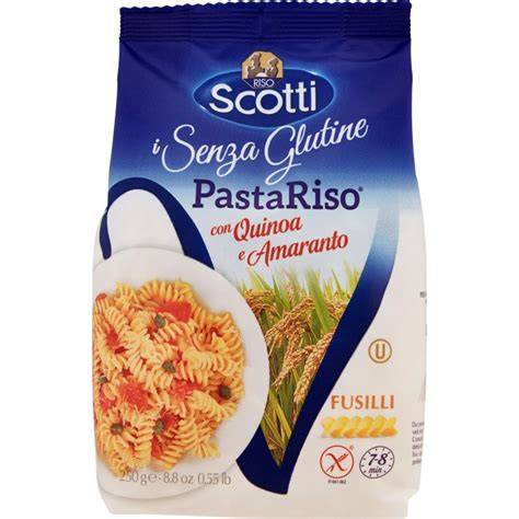 Pasta di riso quinoa e amaranto senza glutine