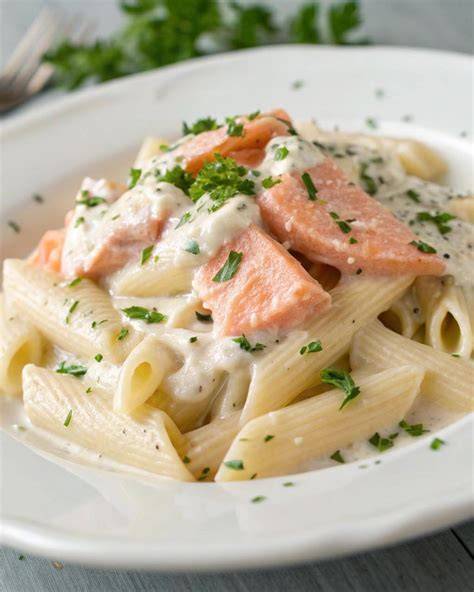 penne al salmone cremose
