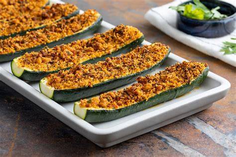 zucchine ripiene vegetariane mediterranee