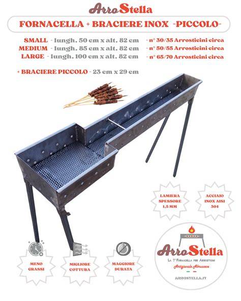 Fornacella abruzzese per arrosticini