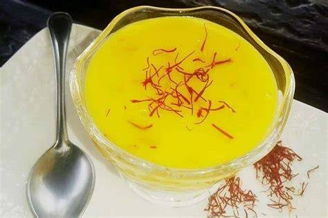 Crema di riso gialla allo zafferano