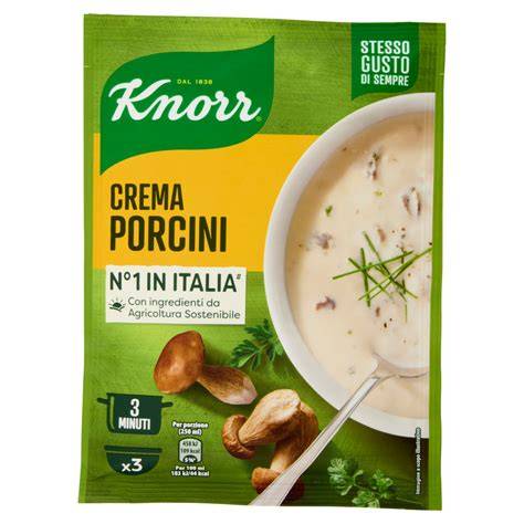 confezione crema porcini Knorr 76 grammi