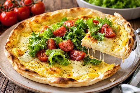 Piadina ripiena croccante in friggitrice ad aria