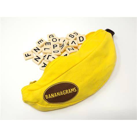 Gioco Bananagrams con tessere lettere