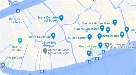 Mappe attrazioni vicino Piazza San Marco