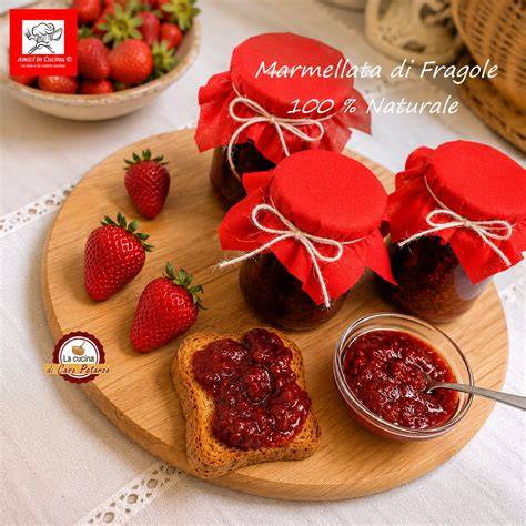 Vasetti di marmellata fatta in casa