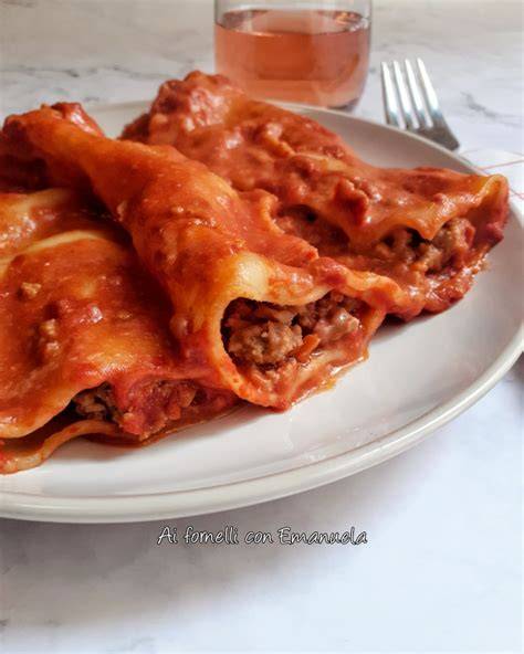 cannelloni al ragù di verdure gratinati