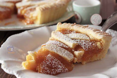 crostata di marmellata con farina di mais