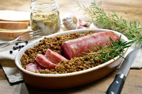 cotechino italiano con lenticchie