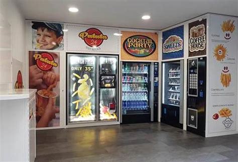 Distributore automatico patatine fritte street food