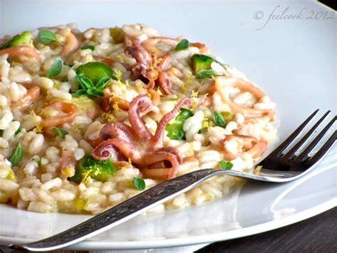 Risotto con calamaretti cremoso