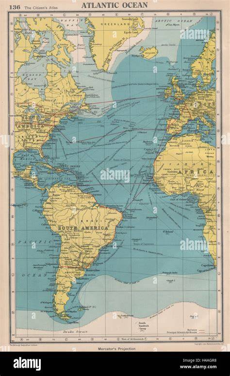 Mappa delle rotte marittime delle banane