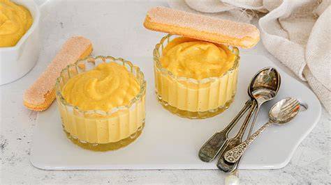 crema zabaione analcolica in coppetta