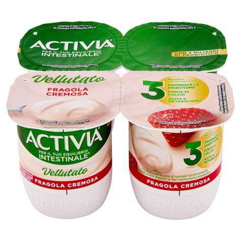 Yogurt probiotico Activia in ciotola