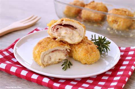 involtini di pollo impanati e farciti