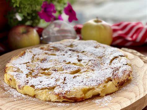 Frittata dolce di mele in padella