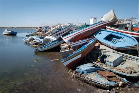 Trapani e coste tunisine nel Mediterraneo
