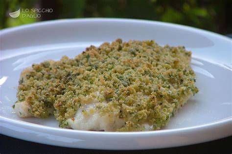 Platessa al forno gratinata con pangrattato