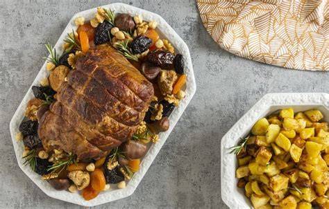 Arrosto di tacchino con frutta secca