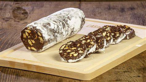 Fette di salame al cioccolato