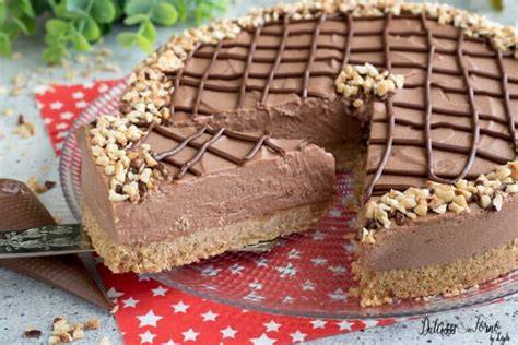 Cheesecake alla Nutella decorata