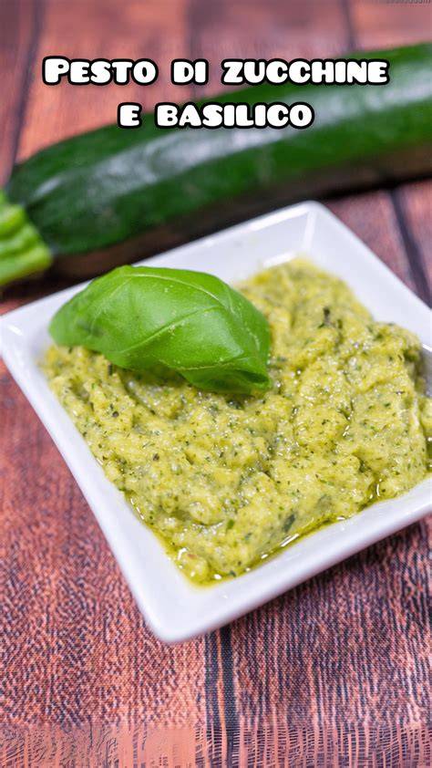 frullatore pesto basilico zucchine
