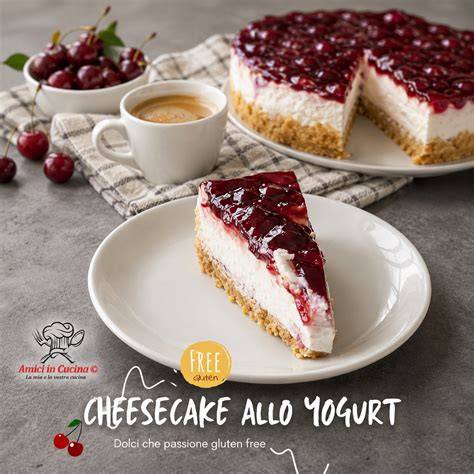 Cheesecake cocco yogurt cremosa