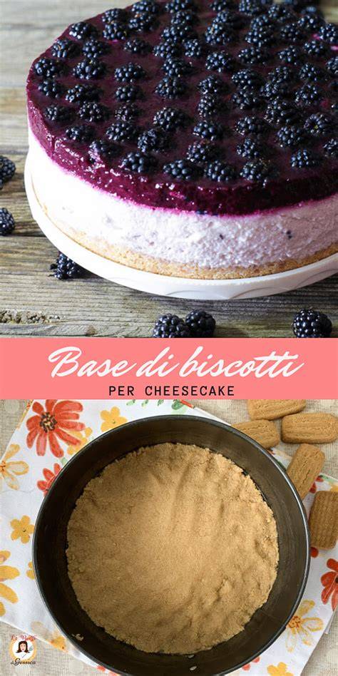 Base cheesecake biscotti burro