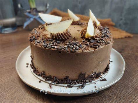 torta al cioccolato mele pere meringa