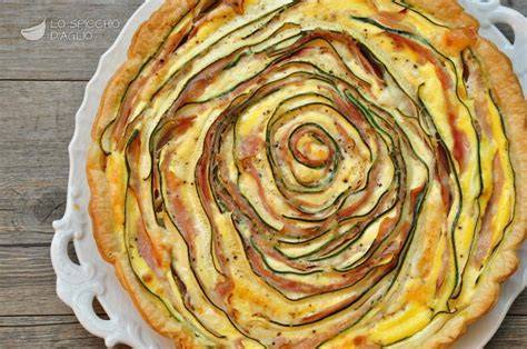 torta salata spirale zucchine mortadella