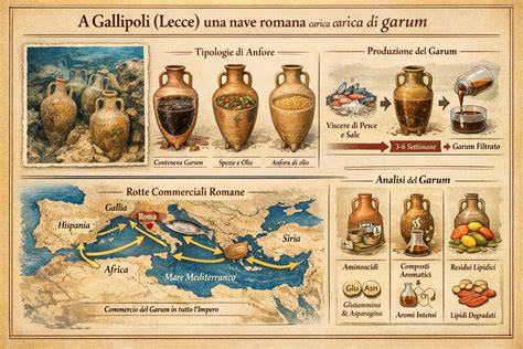 Anfore con residui di garum pompeiano